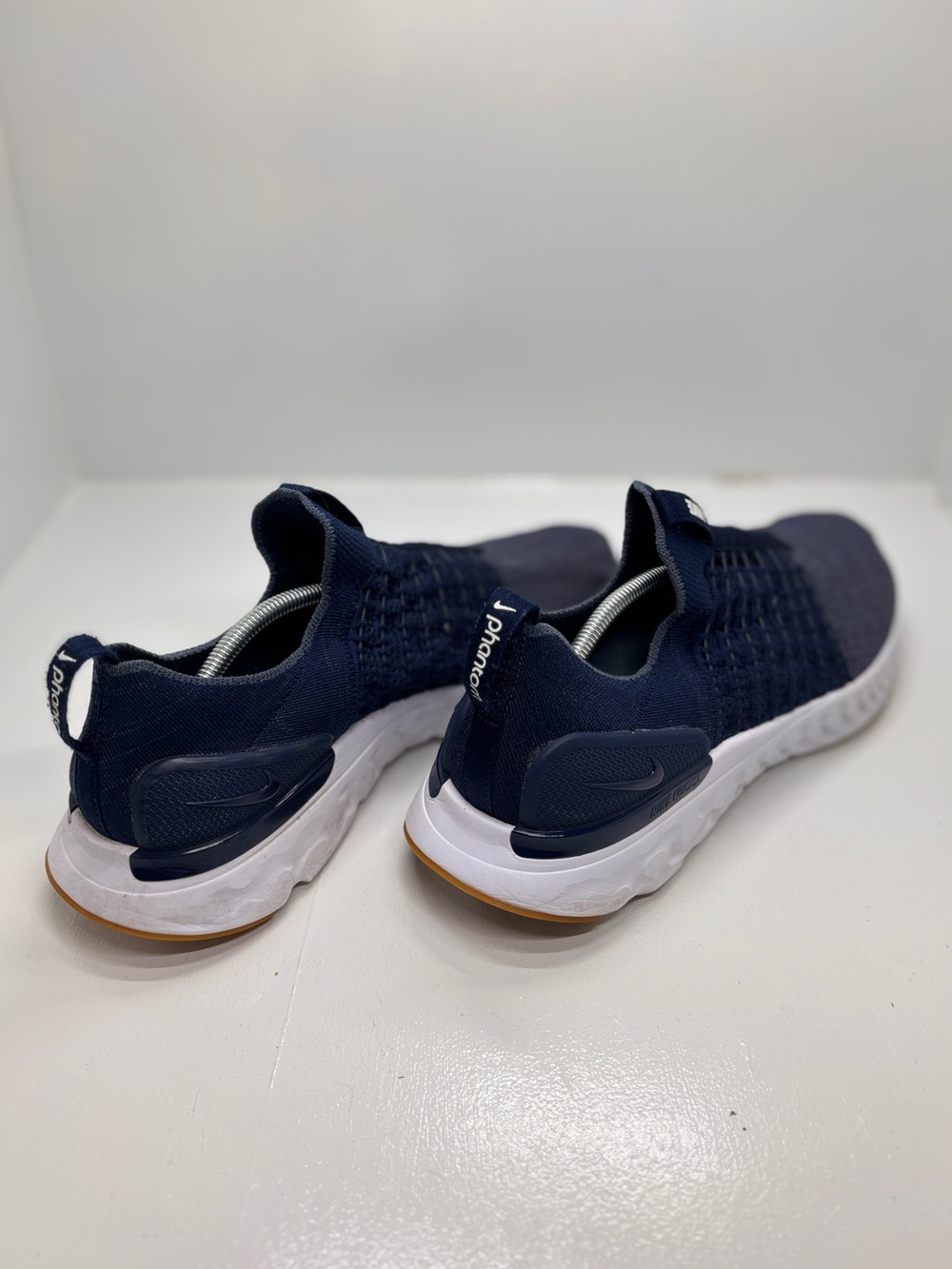 Nike React Phantom Run Flyknit 2 Running Shoes Blue Men's Size 14 Slip-On Sneake - Picture 8 of 14